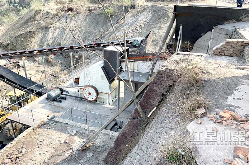 一臺重錘式破碎機就可解決問題