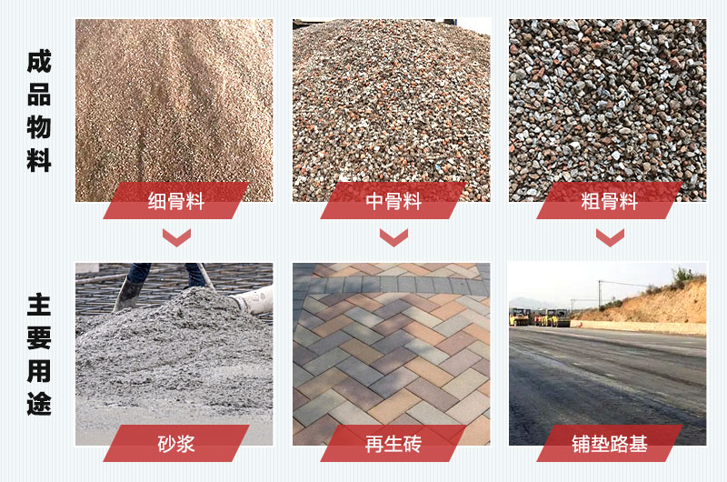 廢磚破碎成渣又可以當建筑骨料