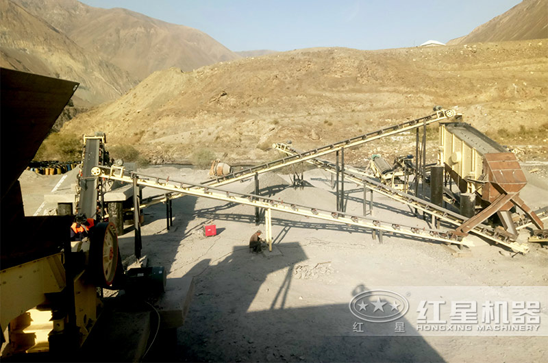 1200安山巖破碎機加工現場