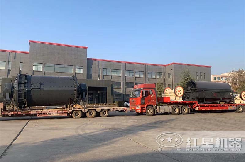 紅星機(jī)器棒磨式制砂機(jī)發(fā)貨