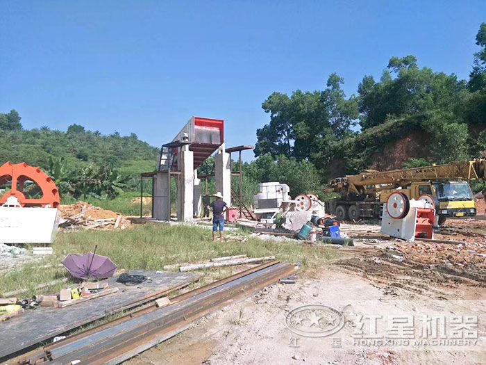 時產量200噸的環保型石料機制砂生產線 時產量200噸的環保型石料機制砂生產線