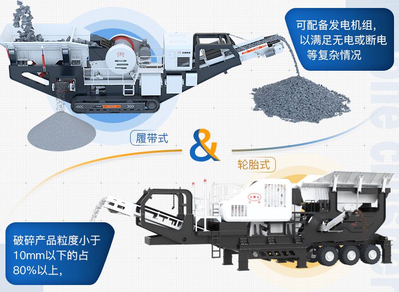 移動(dòng)破碎站（履帶型、輪胎型）