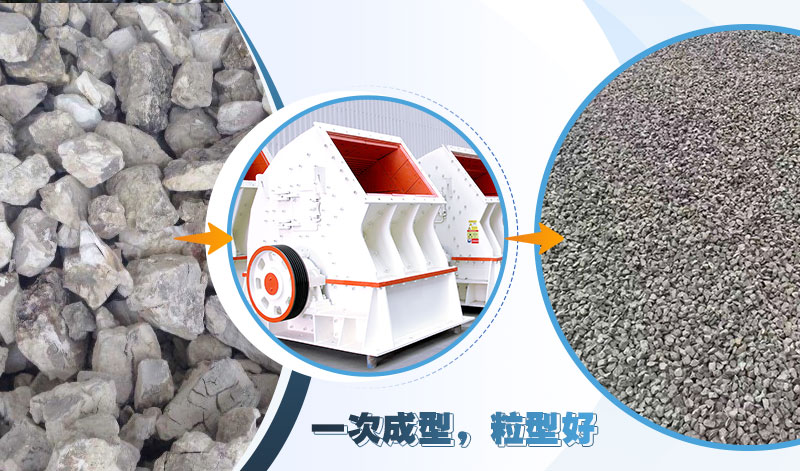 錘破制砂機合理調整，不會出現出粉率高現象