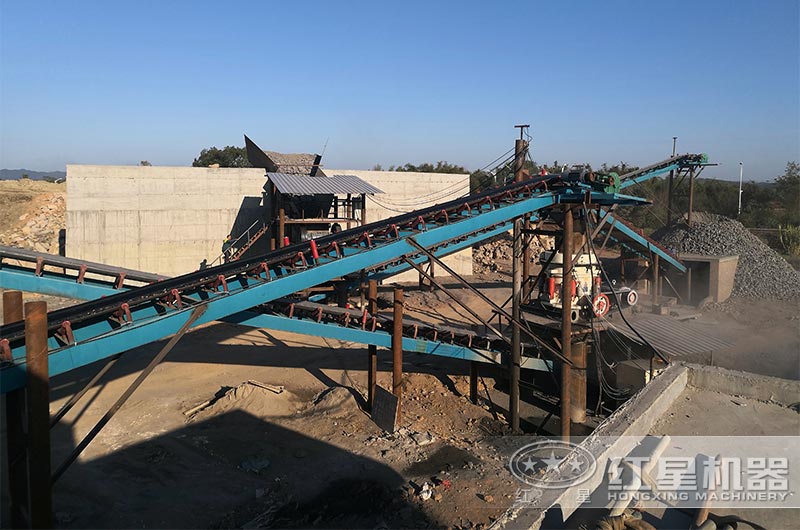 圓錐破碎機現場