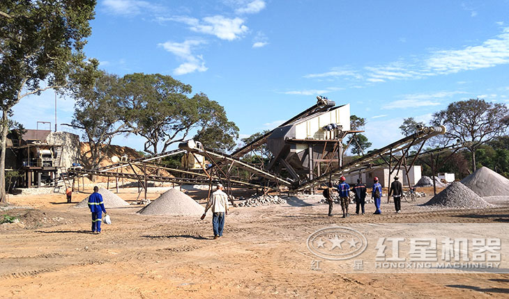 反擊破砂石整形機現(xiàn)場 反擊破砂石整形機現(xiàn)場