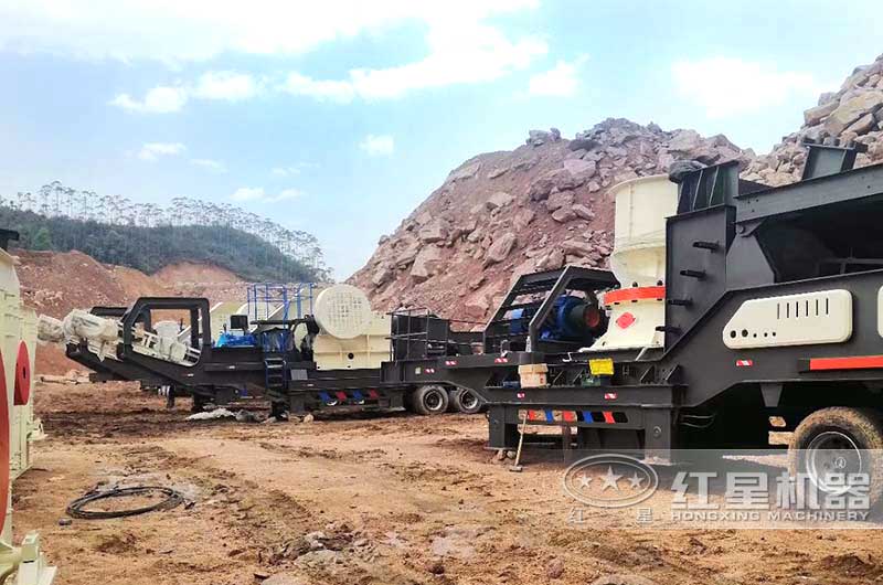 湖南建筑垃圾再生處理現場