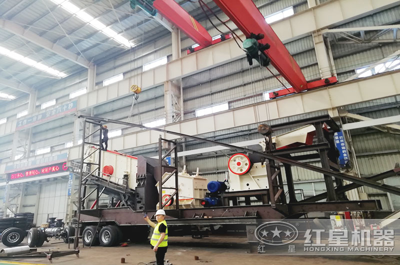 四合一移動式破碎機實拍