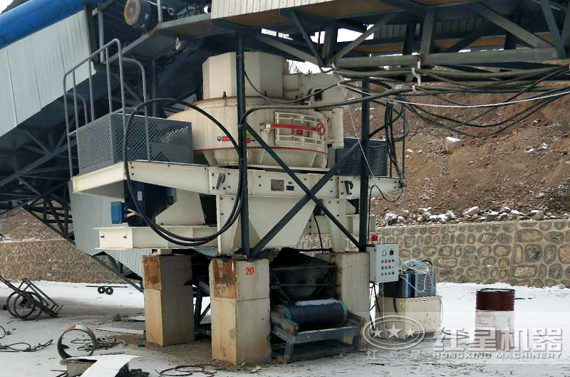 制砂機(jī)生產(chǎn)線現(xiàn)場(chǎng)實(shí)拍