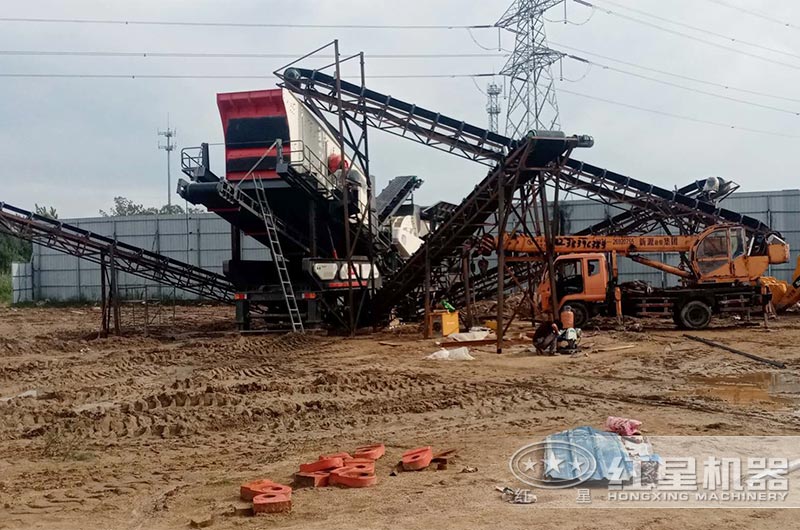 駐馬店建筑垃圾移動式碎石機現(xiàn)場 駐馬店建筑垃圾移動式碎石機現(xiàn)場