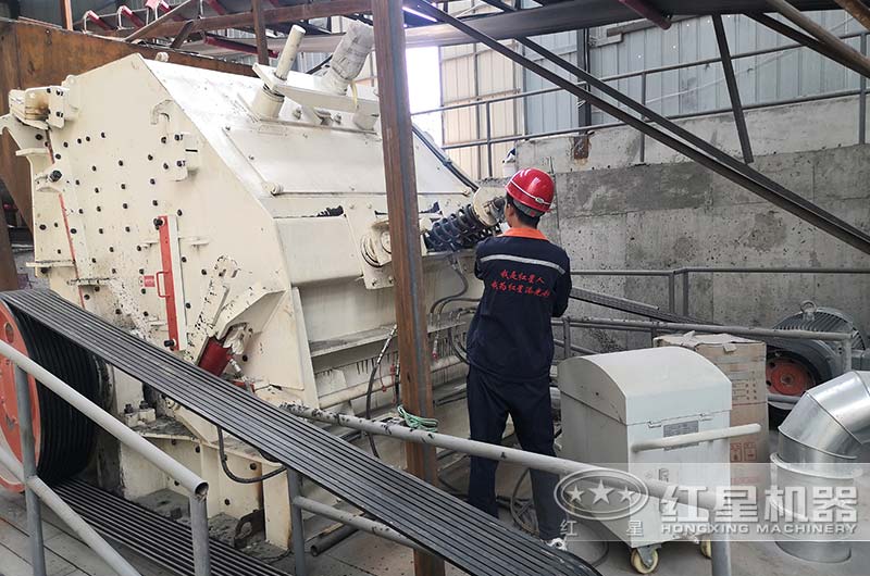 山西時產(chǎn)500噸石灰石破碎生產(chǎn)線