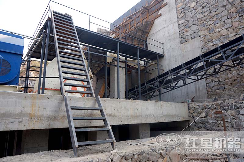 湖北日產1000噸石料破碎生產線 湖北日產1000噸石料破碎生產線