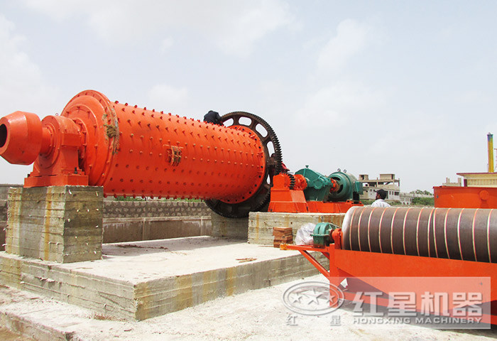 球磨機(jī)與濕式磁選機(jī)