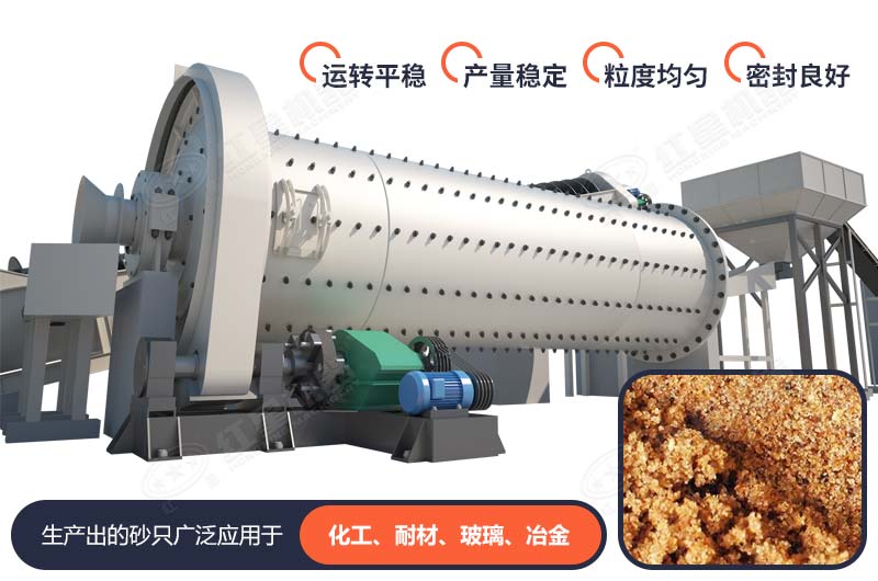 棒磨制砂機(jī)優(yōu)勢(shì)