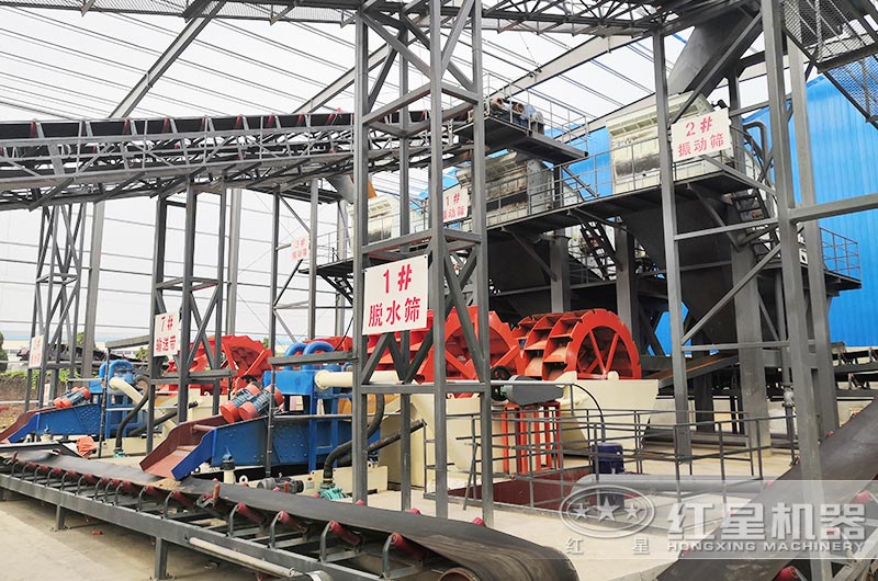 洗沙加工客戶現(xiàn)場實拍