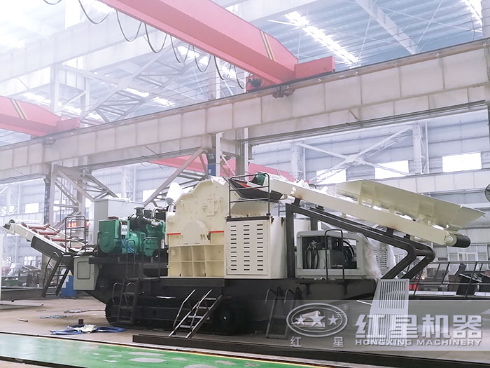 移動粉鵝卵石石頭機(jī)器 移動粉鵝卵石石頭機(jī)器