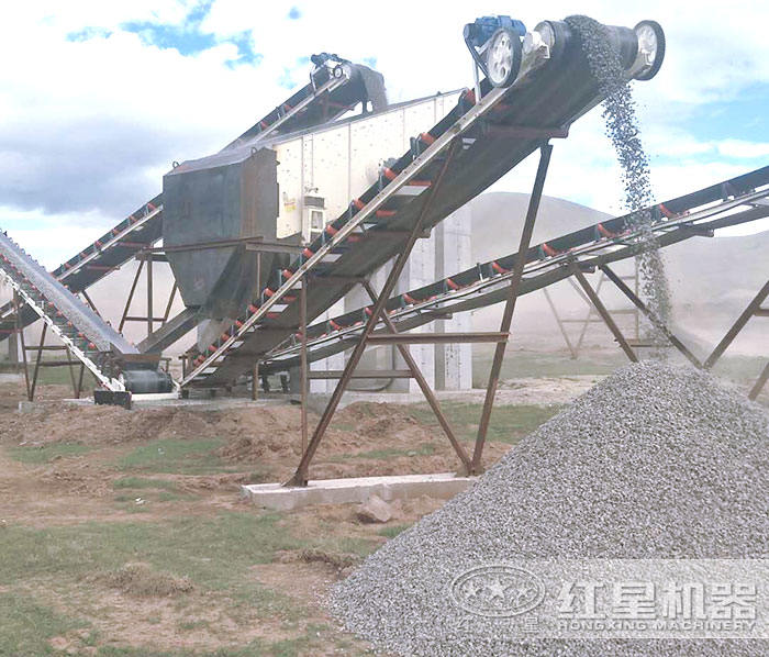 顎式破碎機出料成品