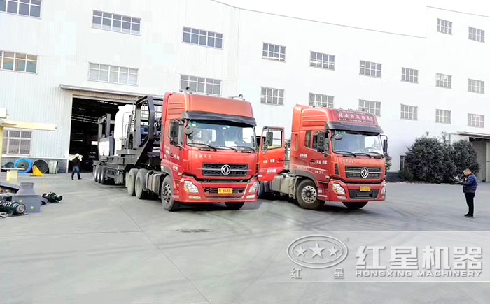 紅星機器打石機發貨了