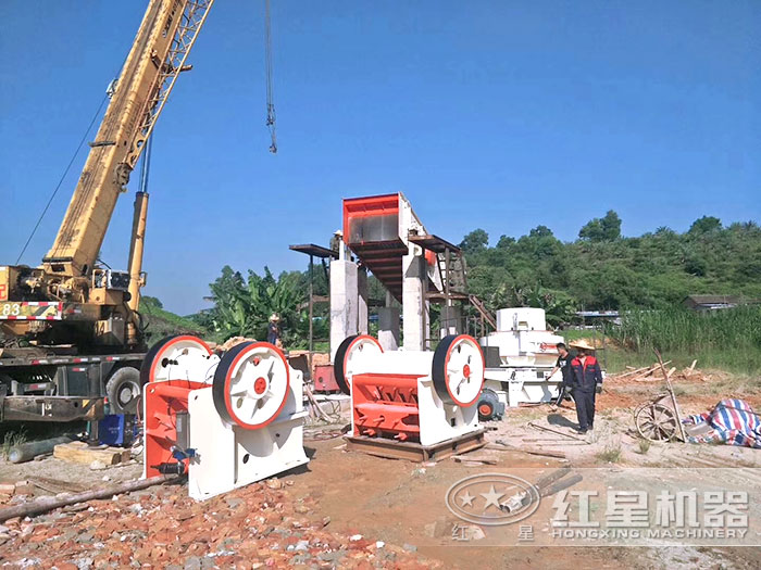 紅星機器150x750顎式破碎機 紅星機器150x750顎式破碎機