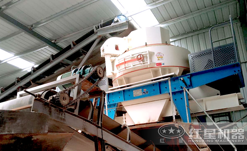 固定式河石制砂機客戶現場