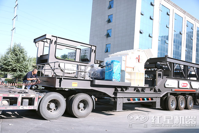 輪胎移動破碎機