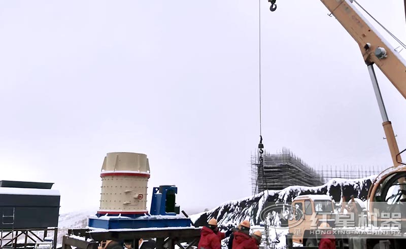 復(fù)合式碎石子現(xiàn)場(chǎng)