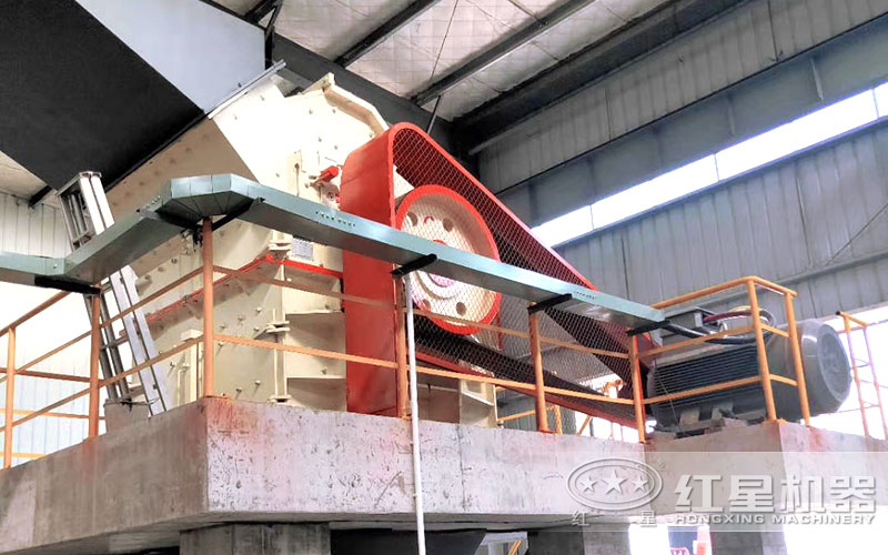 細碎機制砂生產現場