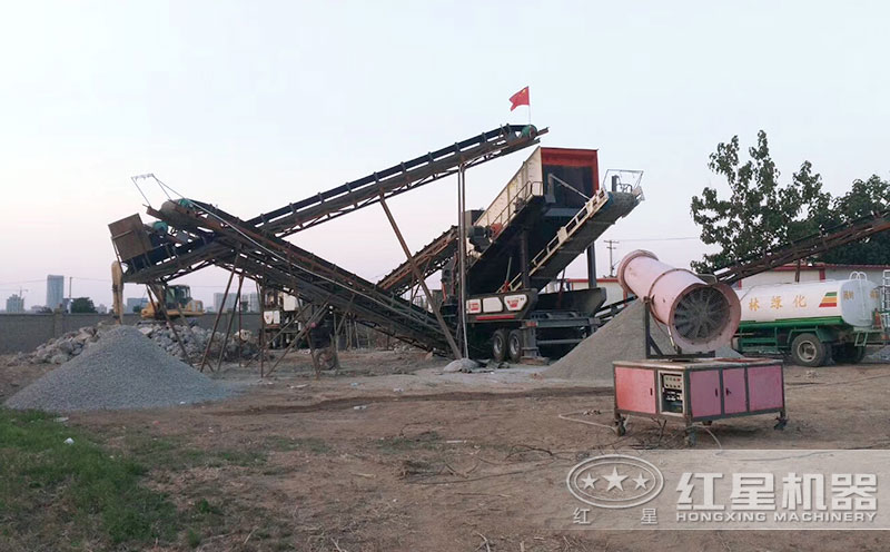 輪胎移動式建筑垃圾處理設(shè)備全套配置