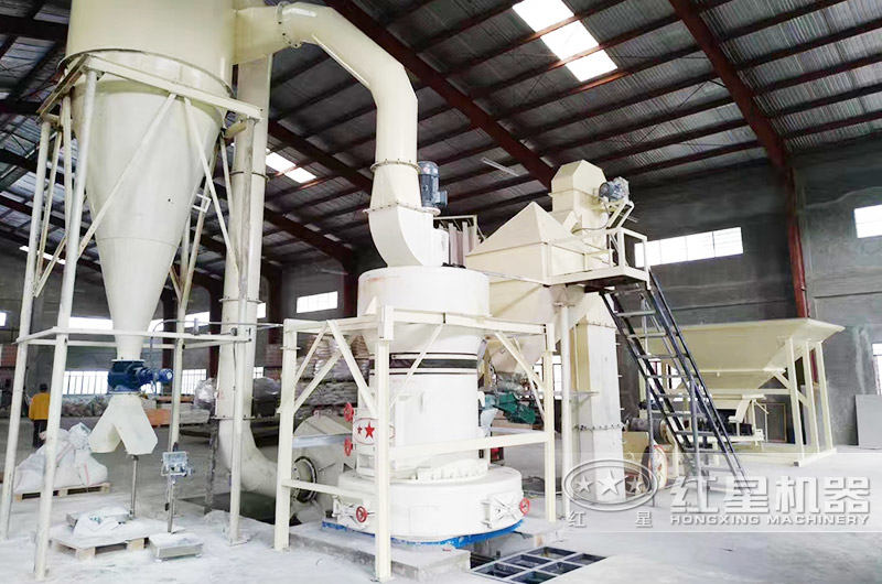 紅星設(shè)計(jì)石灰石生產(chǎn)線現(xiàn)場