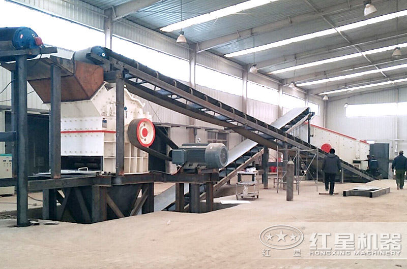 細碎機工作現場