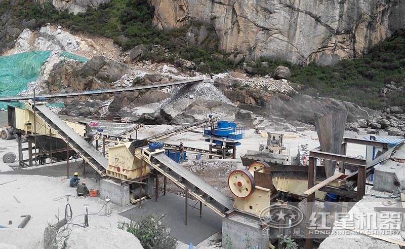 大型碎石場生產線