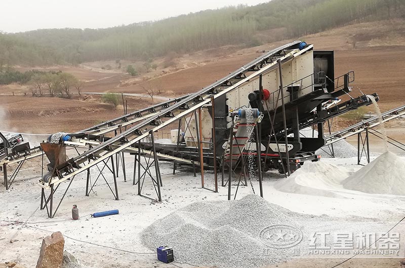 吉林移動式破碎站現場實拍