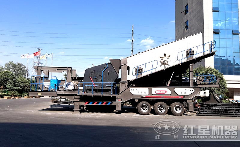 移動反擊破碎機(jī)廠區(qū)圖