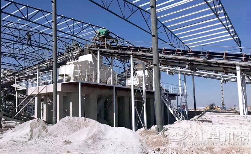 反擊破碎機(jī)現(xiàn)場安裝圖