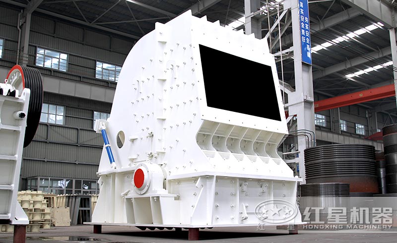 HD德版反擊破碎機(jī)車間圖