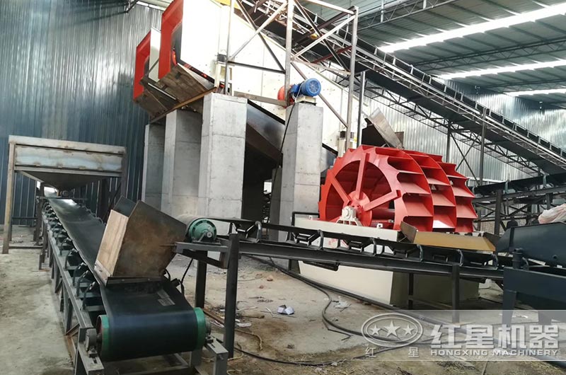 時產400噸洗砂現場