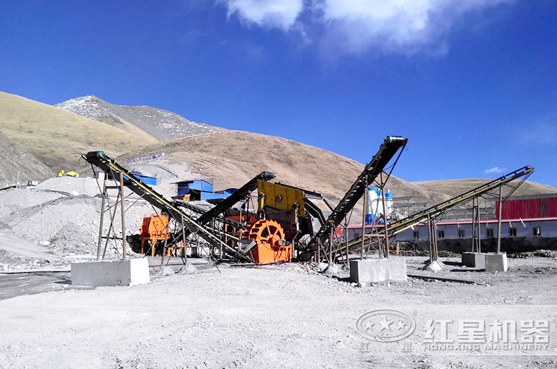 洗砂機(jī)生產(chǎn)現(xiàn)場圖