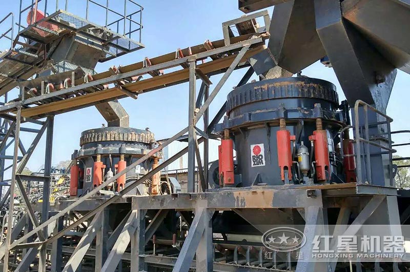 圓錐破碎機生產現場