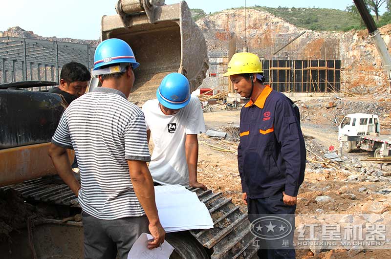 紅星技術人員到現場指導 紅星技術人員到現場指導