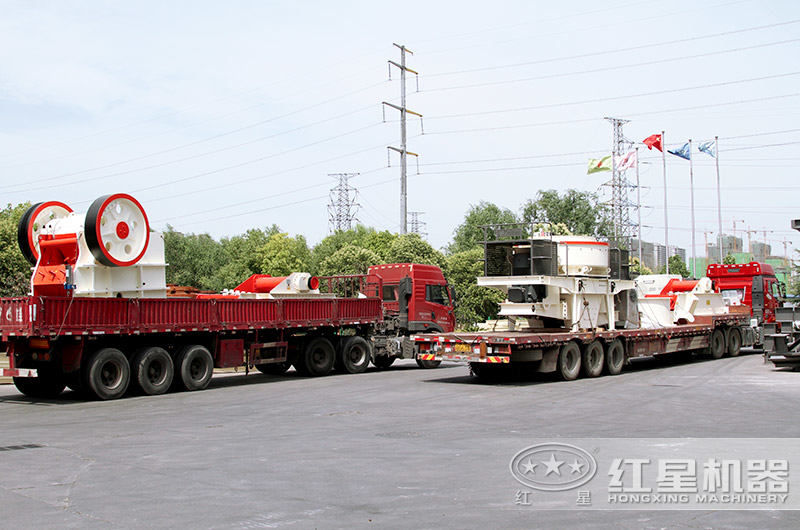 紅星機器發貨現場