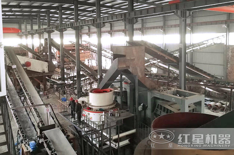 廣東制砂機(jī)生產(chǎn)線(xiàn)現(xiàn)場(chǎng) 廣東制砂機(jī)生產(chǎn)線(xiàn)現(xiàn)場(chǎng)