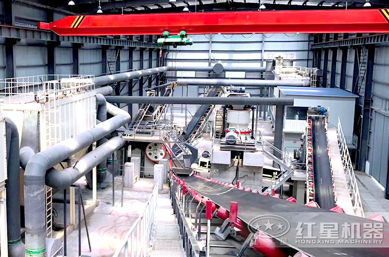 風化石制砂機作業現場 風化石制砂機作業現場