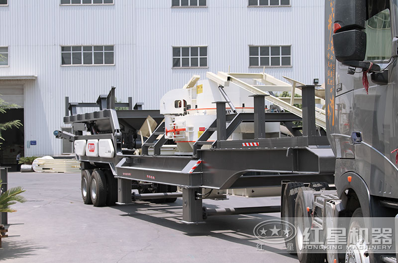 輪胎式粉碎沙一體機發貨 輪胎式粉碎沙一體機發貨