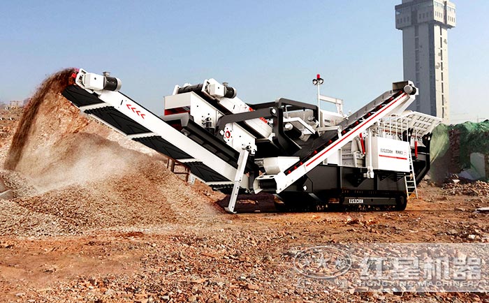 履帶移動制砂機