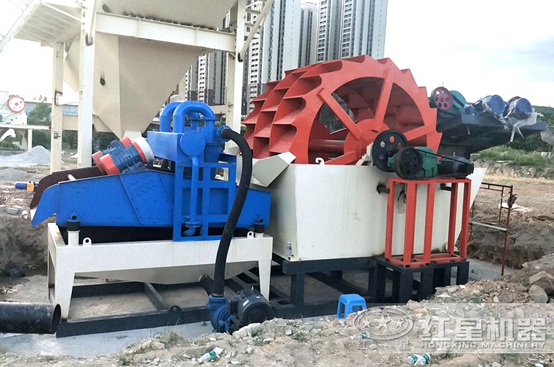 輪斗洗砂生產線