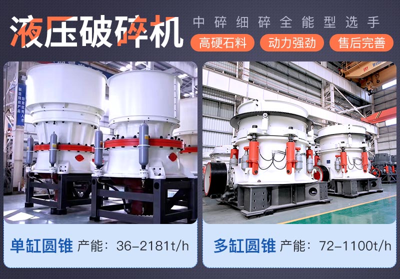 單缸和多缸液壓圓錐破圖片 單缸和多缸液壓圓錐破圖片