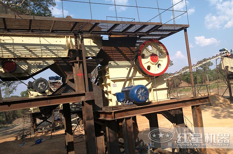 給料機+69顎式破碎機