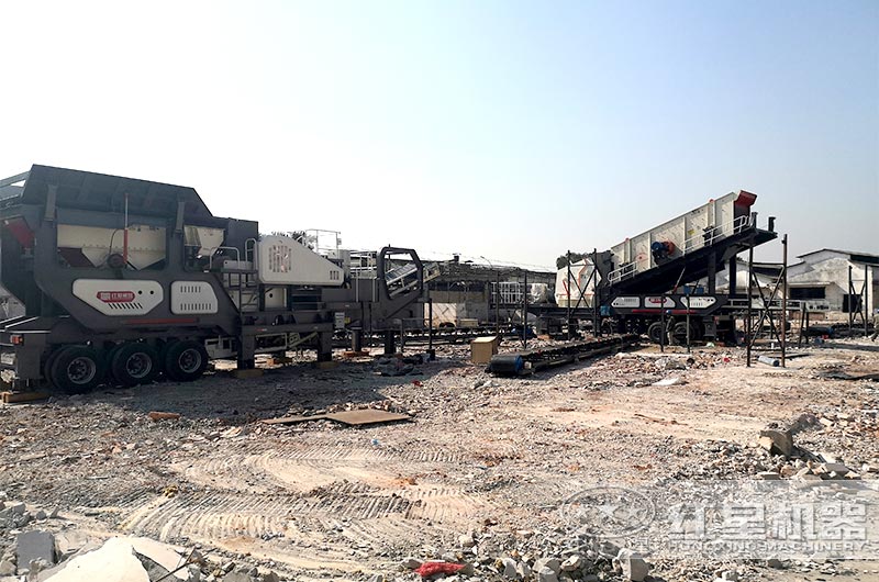 北京建筑垃圾工地處理現(xiàn)場