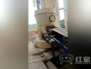 環保雷蒙磨粉機_粉碎磨粉機生產線視頻