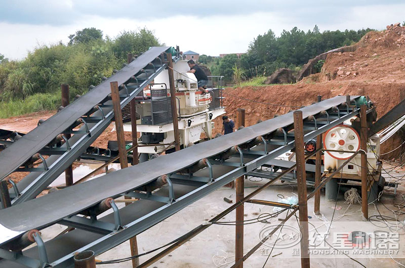 制砂生產(chǎn)線安裝現(xiàn)場