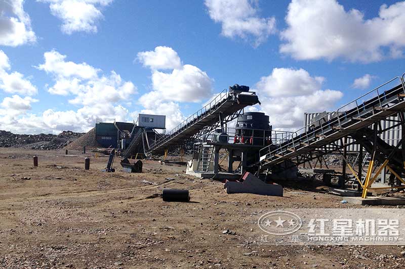 安徽鐵礦石破碎生產線現場